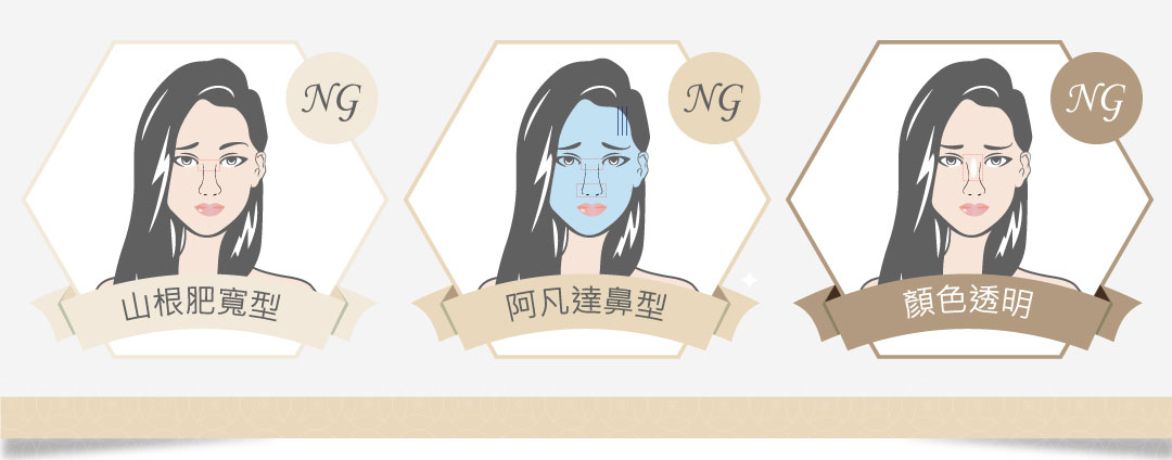 鼻雕線失敗案例